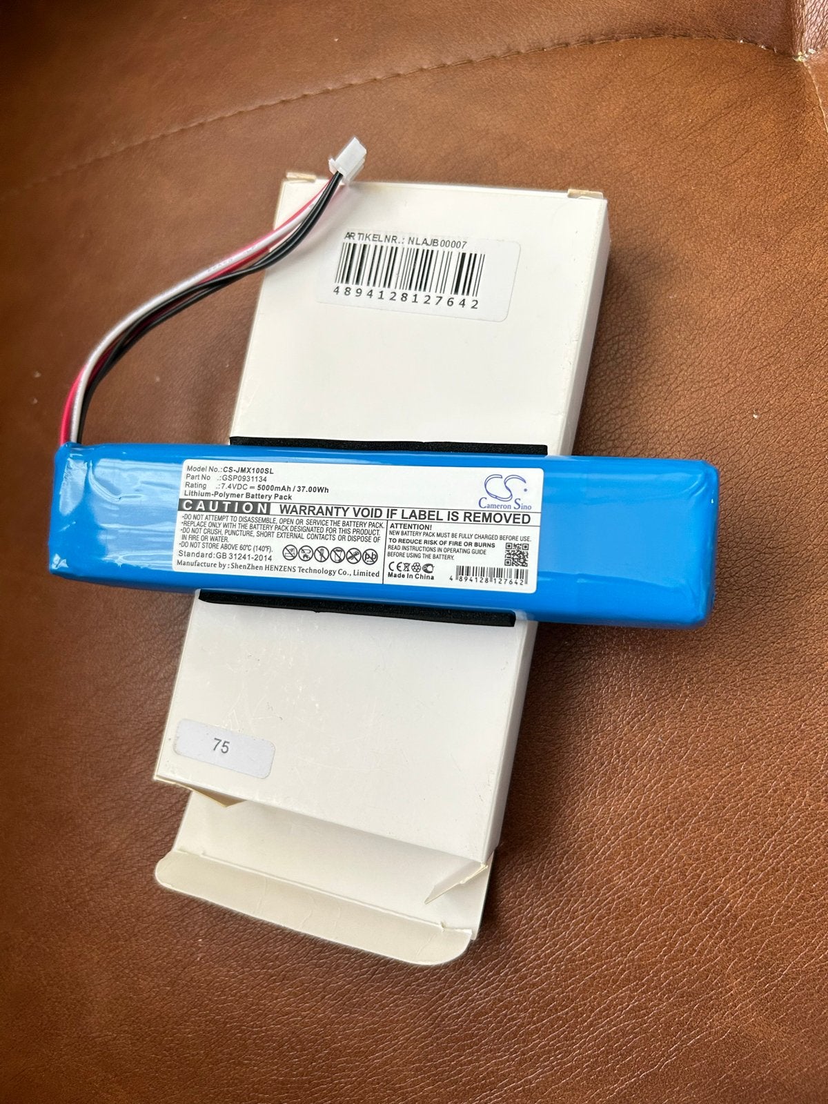 Nieuwe 7.4V 5000mAh Li-Po Batterij CS-JMX100SL, Ophalen of Verzenden, Nieuw, Oplaadbaar