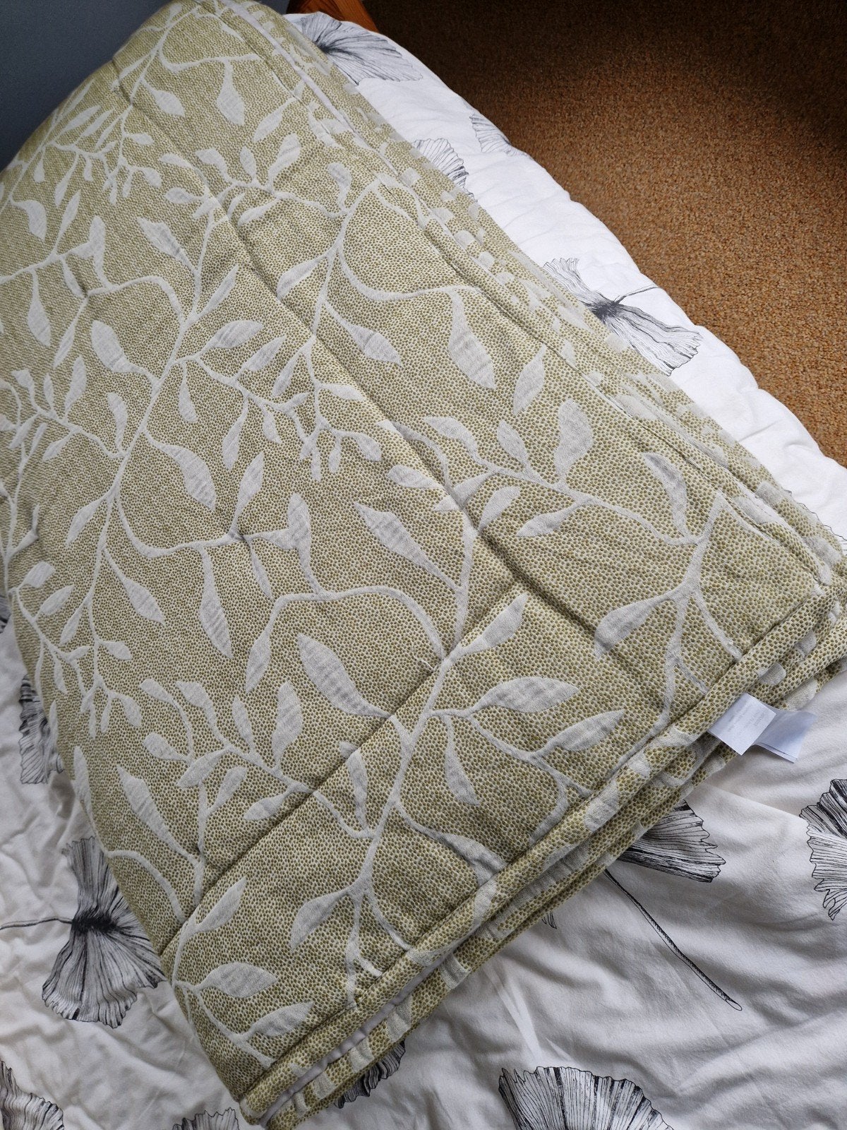 mooi Essenza bedsprei, plaid, sprei gewatteerd 255 x 265 cm, Gebruikt, Meerkleurig, Katoen, Tweepersoons