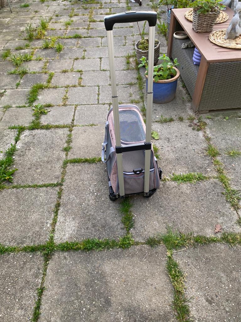 Katten reistas op wieltjes, Ophalen of Verzenden, Zo goed als nieuw