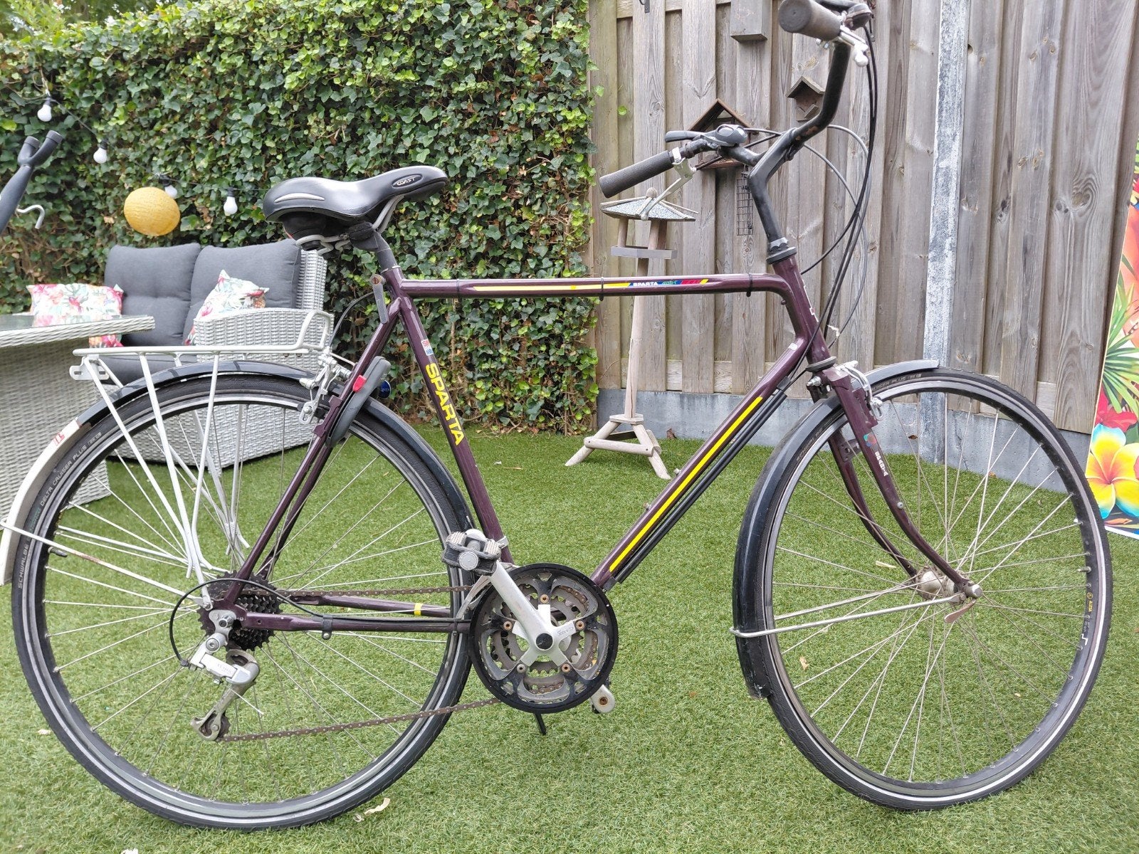 Sparta fiets 28 inch, Fietsen en Brommers, Ophalen, Sparta, Velgrem, Versnellingen