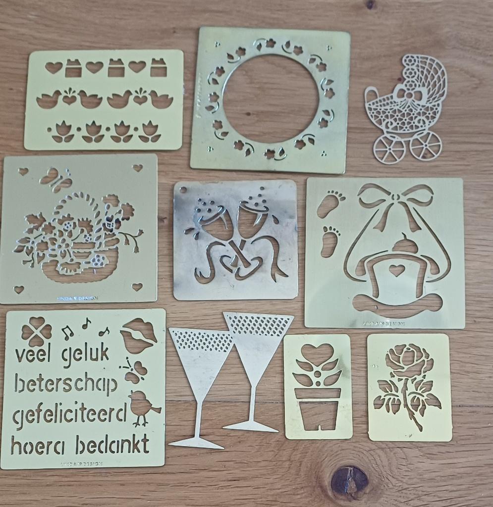 embossing mallen, Ophalen, Overige thema's, Meerkleurig, Zo goed als nieuw