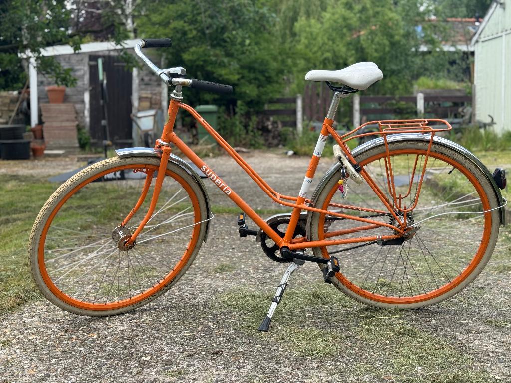Superia retro fiets (duomatic: 2 versnellingen), Terugtraprem, Gebruikt, Versnellingen, Ophalen