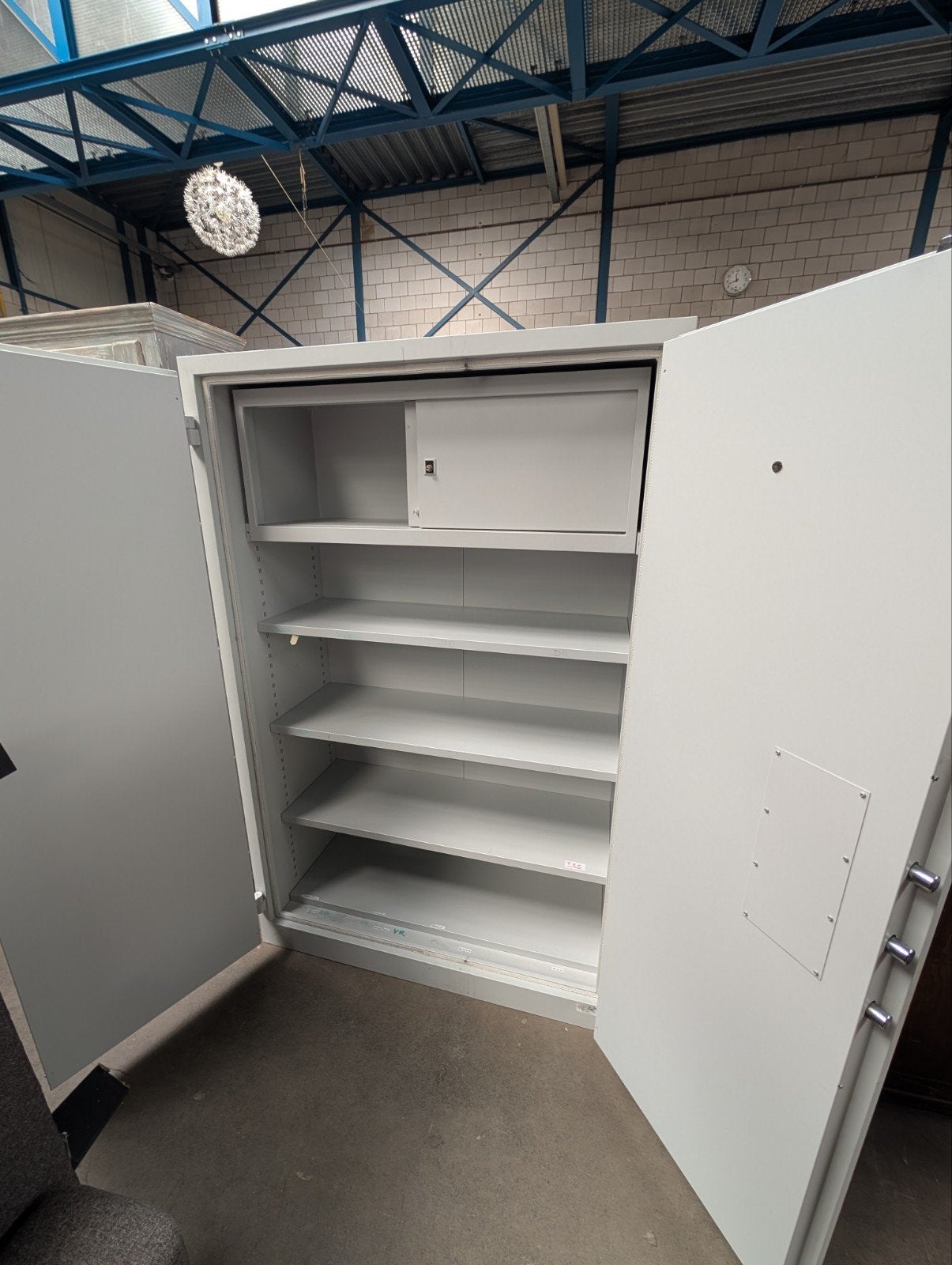 Grote Brandkast / Kluis met Mauer sleutel - 195x126x55 cm, Huis en Inrichting, Ophalen, Gebruikt, Brandkast