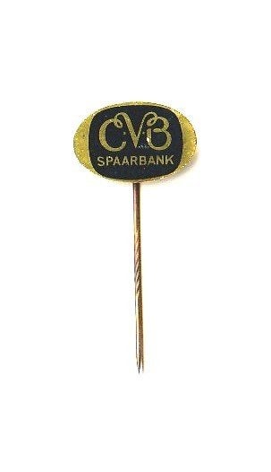 blikken speld CVB Spaarbank (= Centrale Volksbank), Ophalen of Verzenden, Gebruikt, Overige onderwerpen, Speldje of Pin