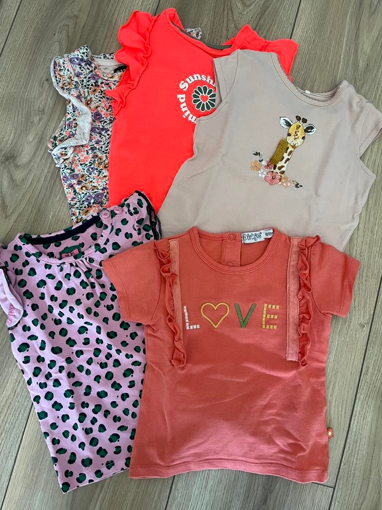 Zomer kleding maat 74, Ophalen of Verzenden, Gebruikt, Meisje, Shirtje of Longsleeve