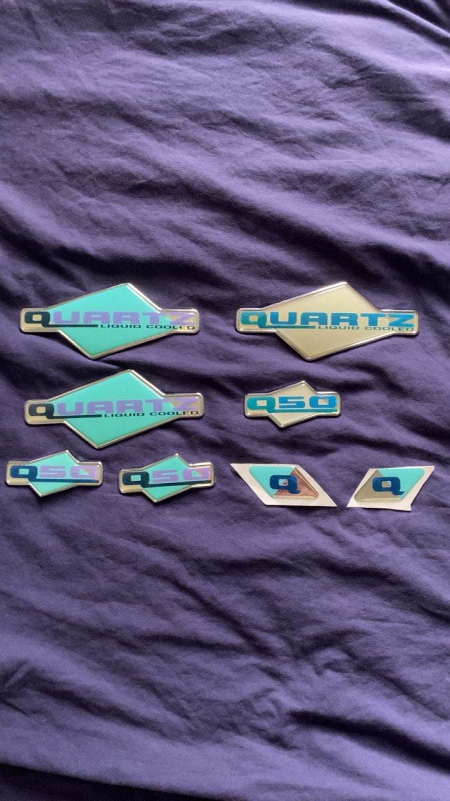 TE KOOP Piaggio Quartz stickers NOS, Ophalen, Nieuw, Piaggio