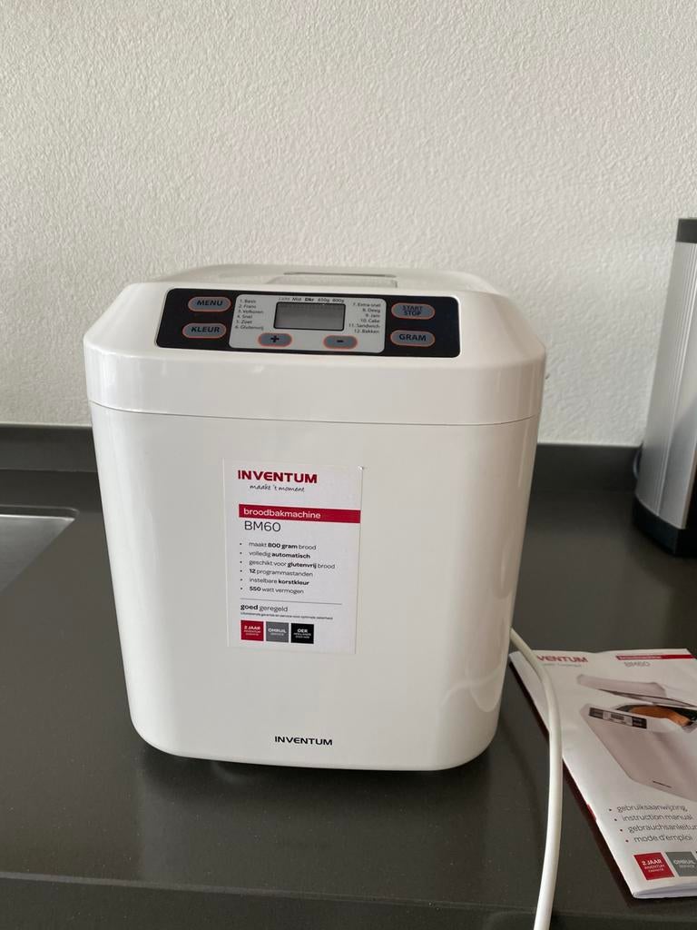 Inventum broodbakmachine  BM60, Ophalen of Verzenden, Zo goed als nieuw