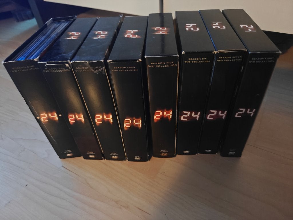 24 the series, 8 Seizoenen Dvd Box, Cd's en Dvd's, Inclusief doosje, Ophalen of Verzenden, Zo goed als nieuw, Seizoen 6