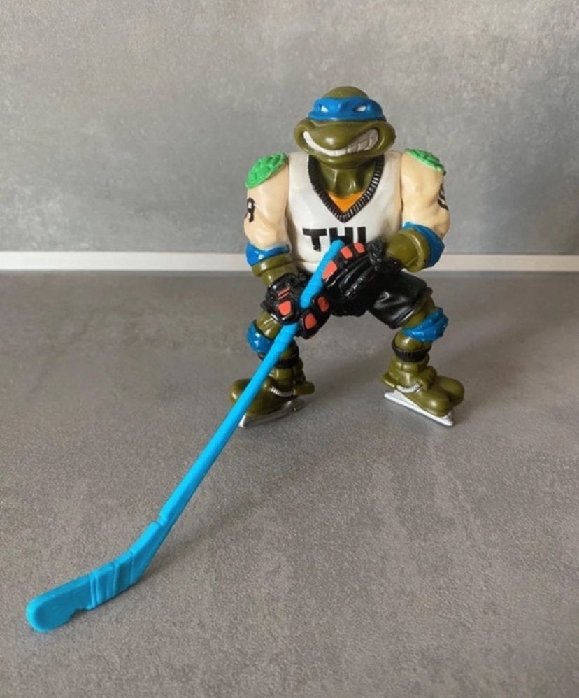 Tmnt Turtles: euro version Slap Shot Leo - playmates toys, Ophalen of Verzenden, Gebruikt