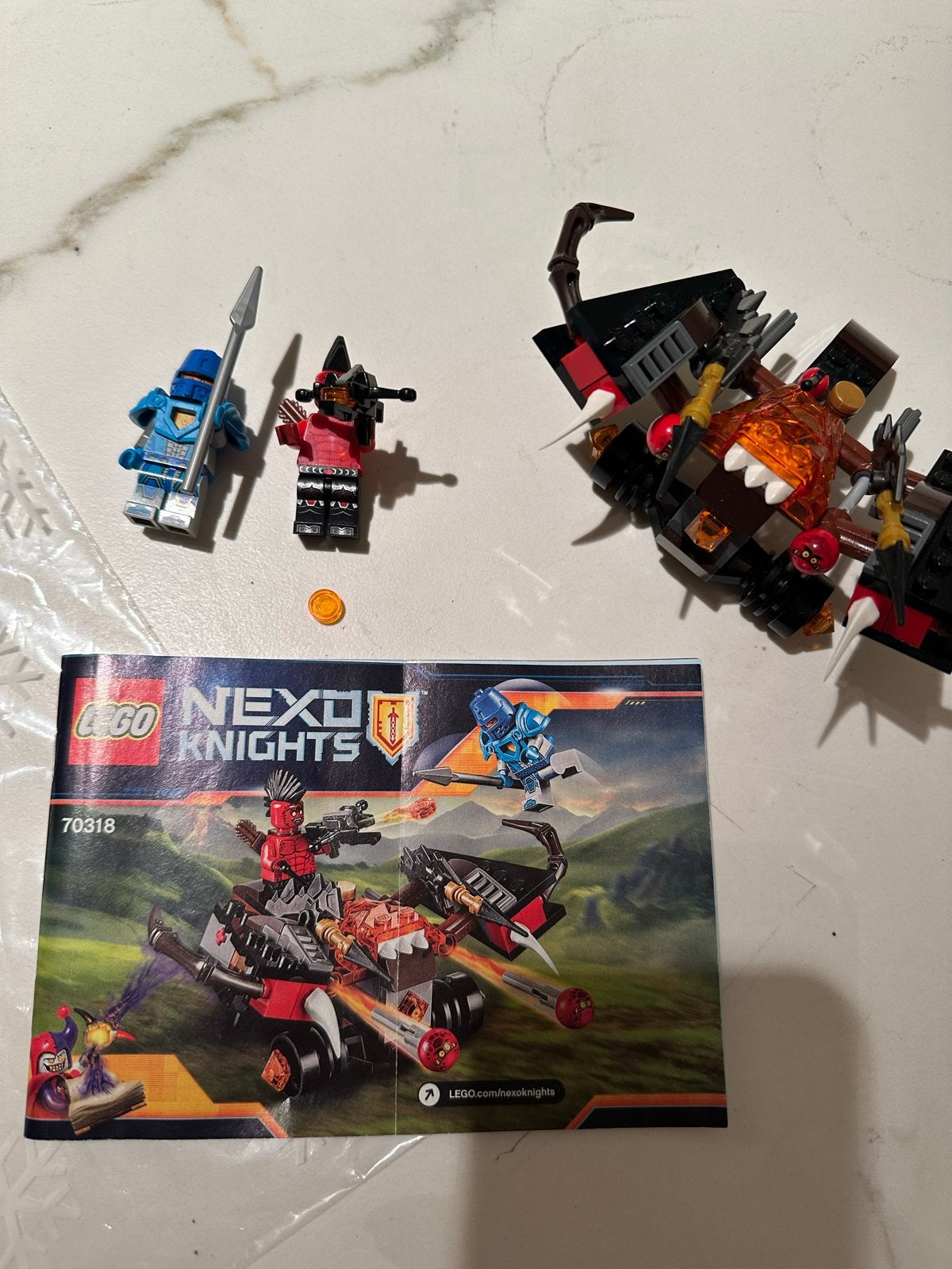 Lego NEXO KNIGHTS 70318 - ophalen graag, Ophalen, Gebruikt, Overige thema's, Lego