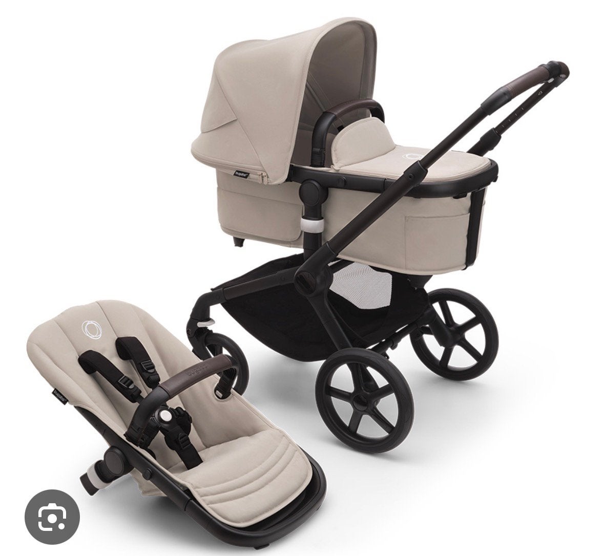 Bugaboo taupe MOET NU WEG, Bugaboo, Zo goed als nieuw, Met reiswieg, Ophalen