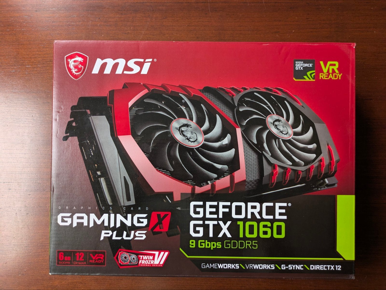 DEFECT: MSI GeForce GTX 1060 Gaming X Plus 6GB Videokaart, Computers en Software, Videokaarten, Ophalen, PCI-Express 3, HDMI, Nvidia