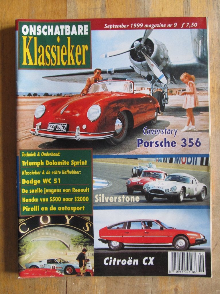 Onschatbare klassieker Porsche 356 Citroen CX Triumph Honda, Ophalen of Verzenden, Gelezen, Algemeen