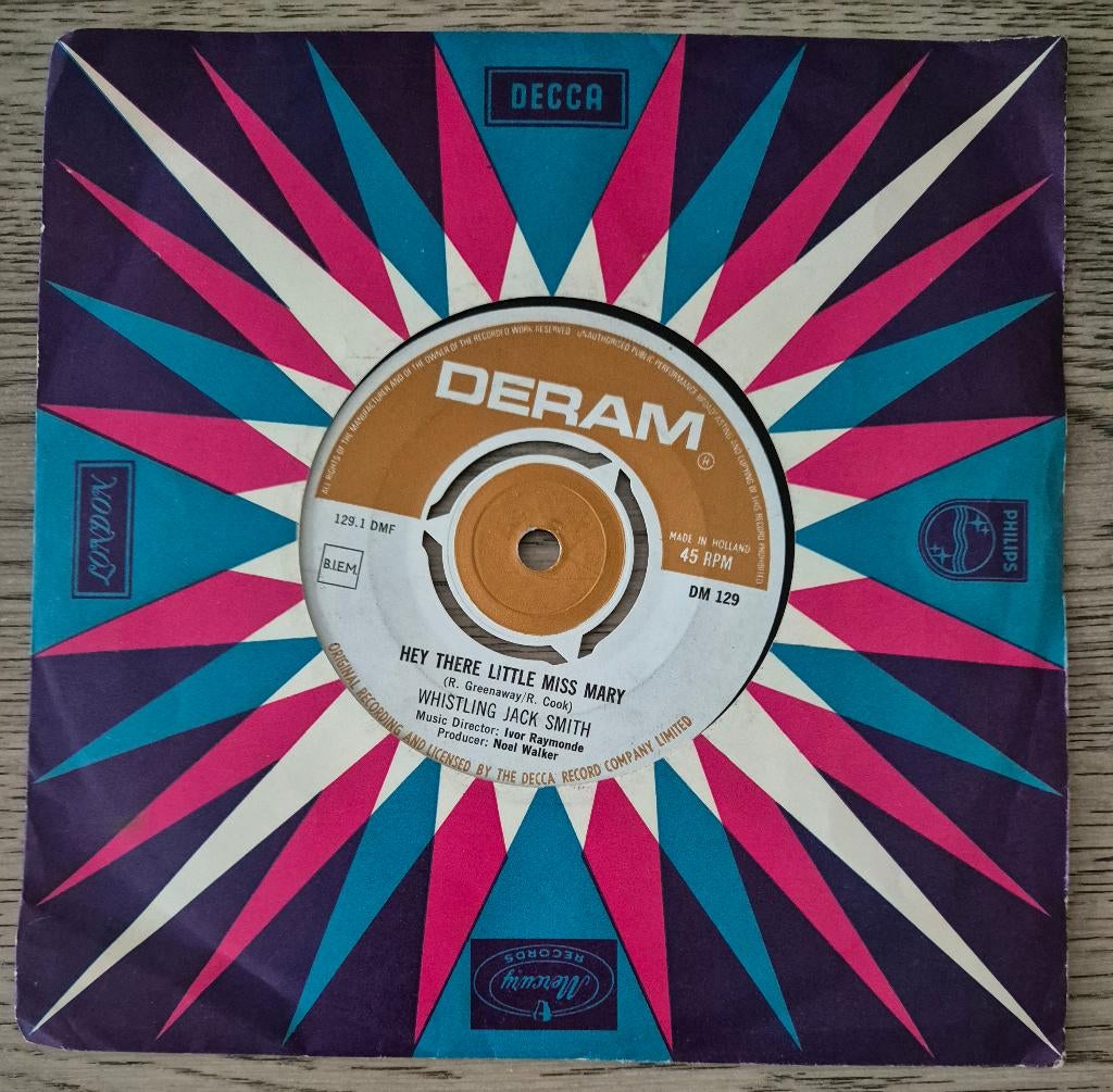 Whistling Jack Smith – Hey There, Little Miss Mary, Gebruikt, 7 inch, Single, Ophalen of Verzenden