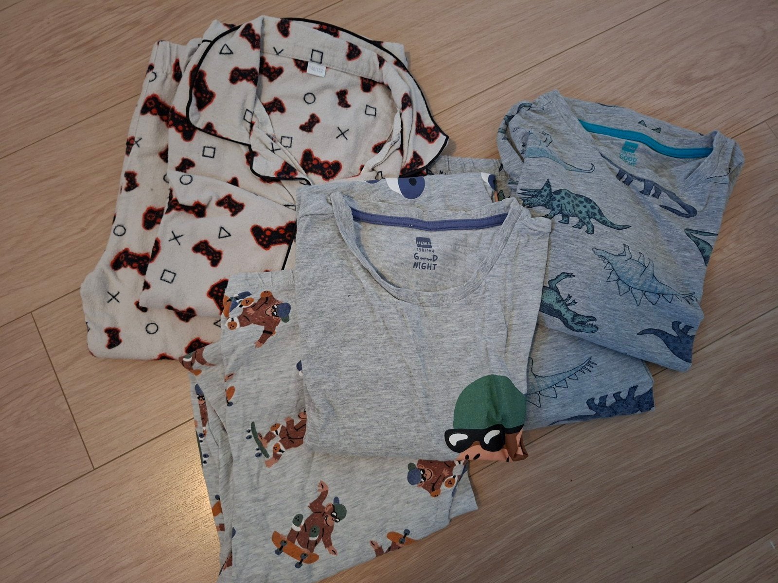 3 pyjama's lange mouw en broek - Zeeman & Hema, Ophalen of Verzenden, Zeeman, Hema, Jongen, Nacht- of Onderkleding