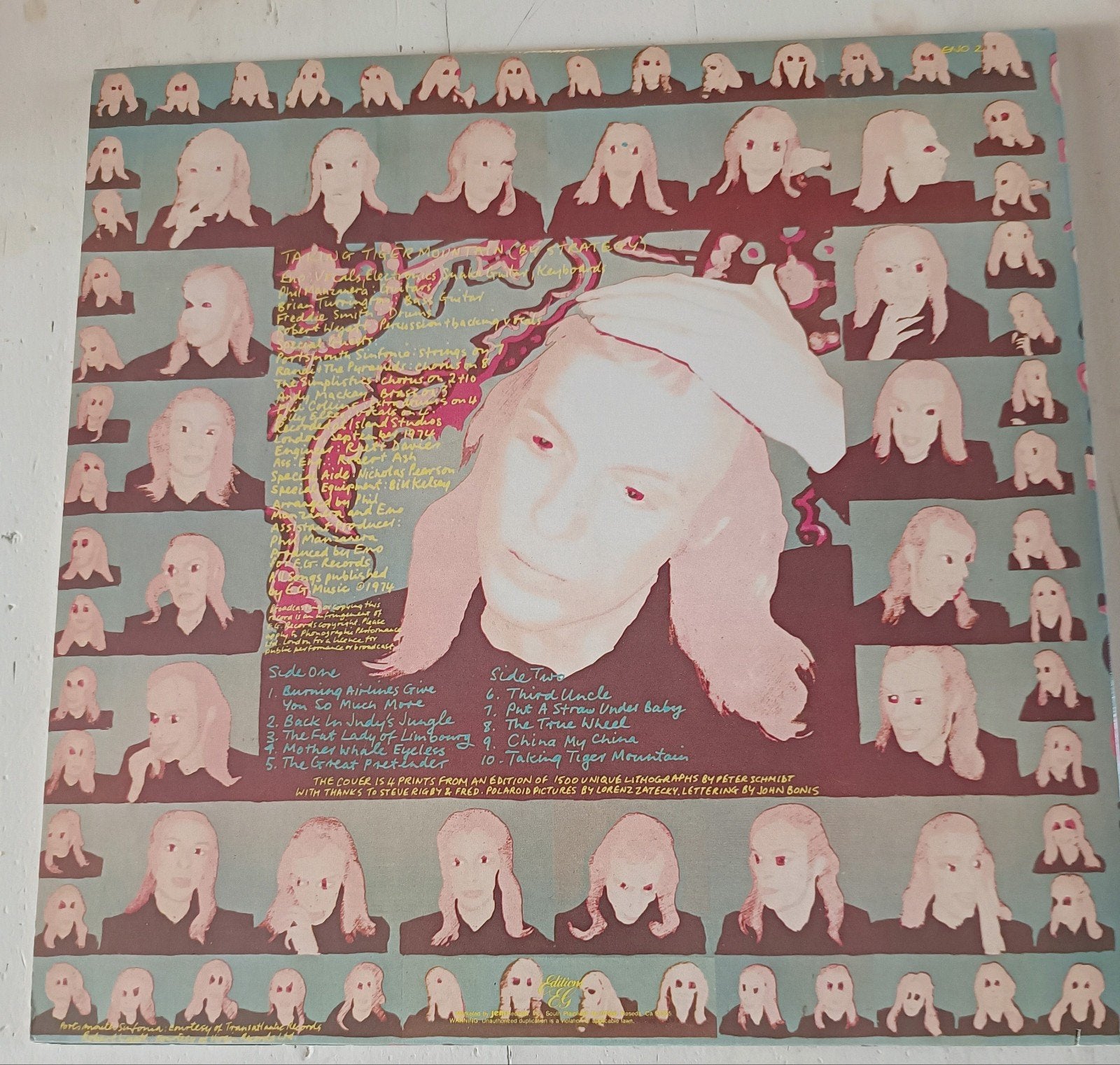 Brian Eno - Taking Tiger Mountain (By Strategy) LP, LP, Zo goed als nieuw, 12 inch, Verzenden