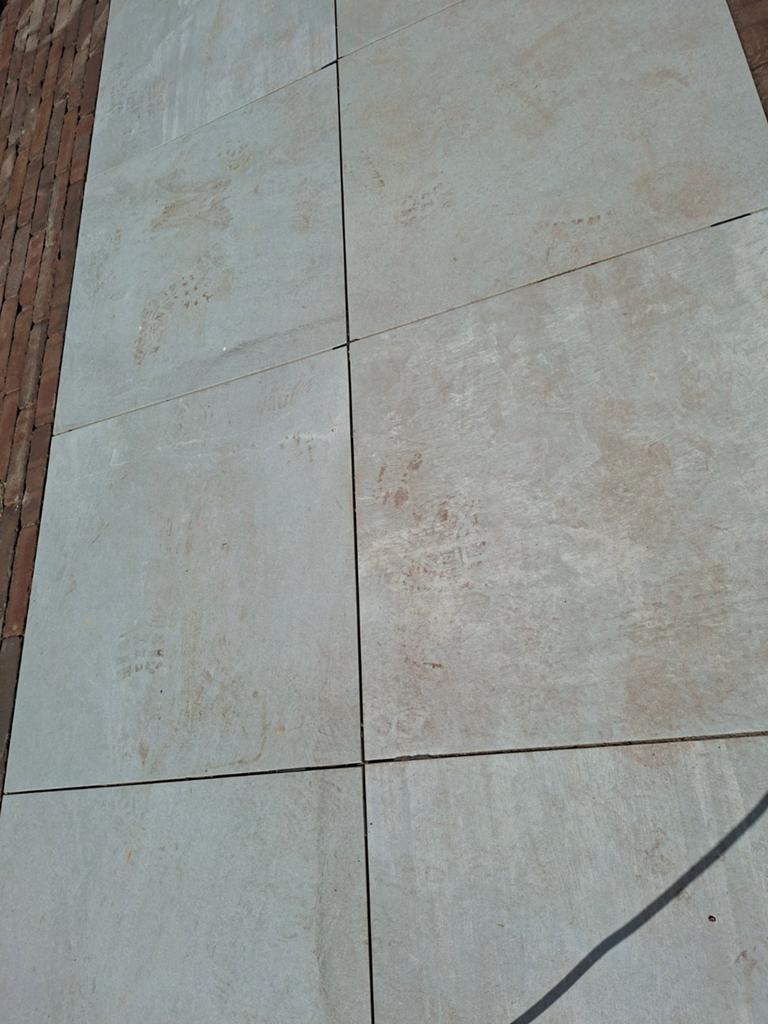 Terrastegels 60x60x3 cm - Keramiek - Grijs, Tuin en Terras, Tegels en Klinkers, Ophalen, Keramiek, Nieuw, Minder dan 5 m²