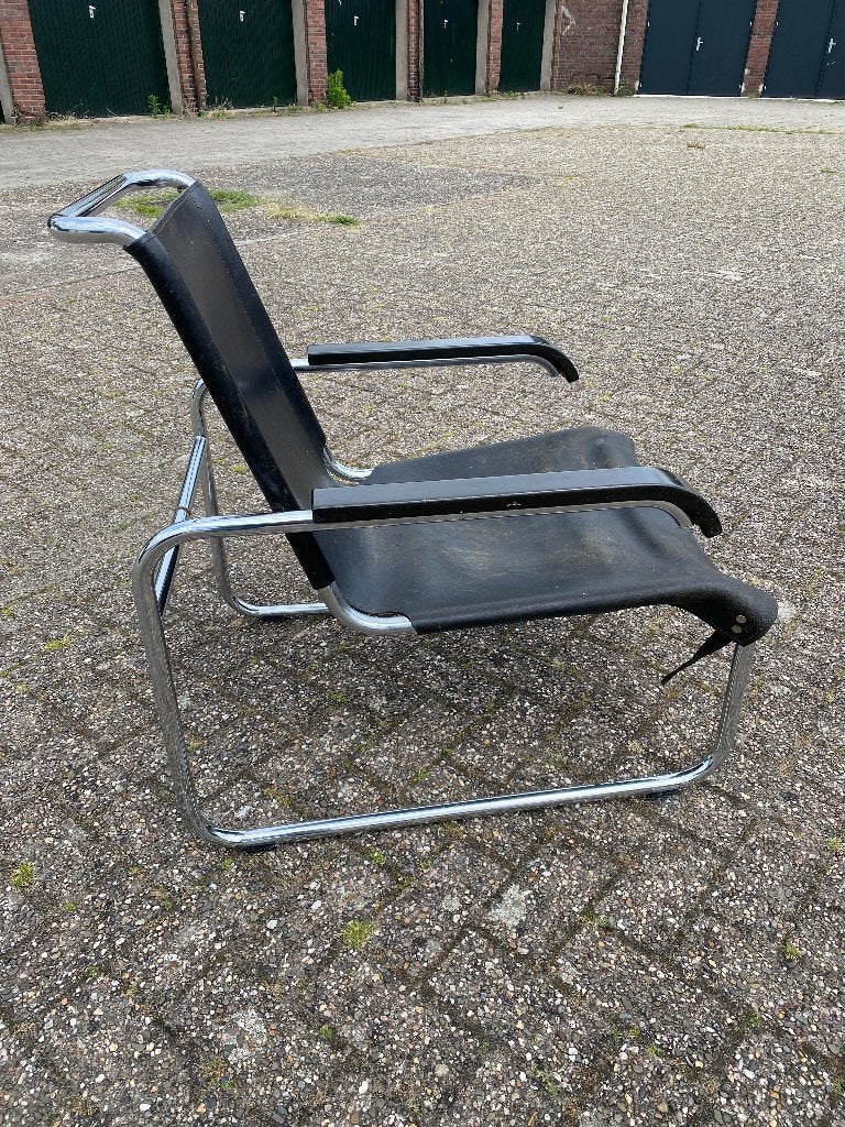originele thonet S35 van BREUER, Ophalen of Verzenden, Gebruikt, Leer, Bauhaus
