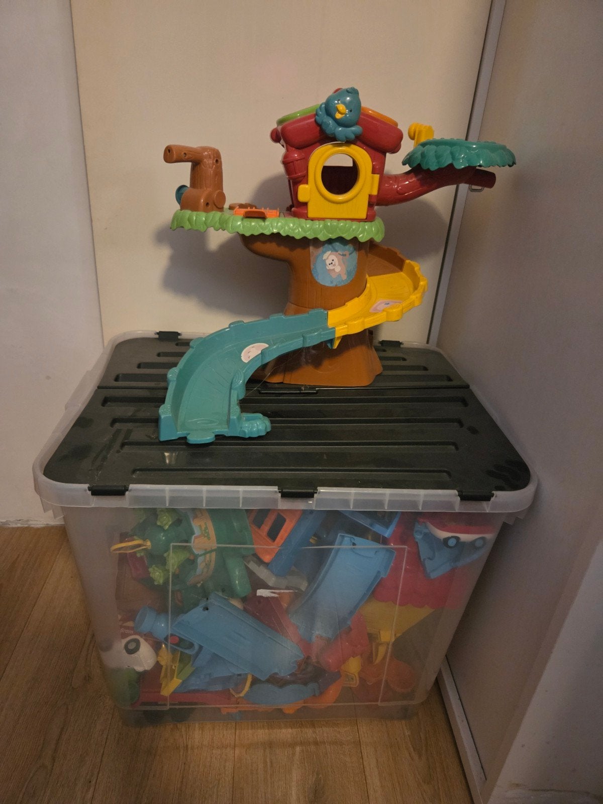 Grote doos vol Zoof Zoof speelgoed - boomhut en meer!, Ophalen of Verzenden, Gebruikt, Jongen of Meisje