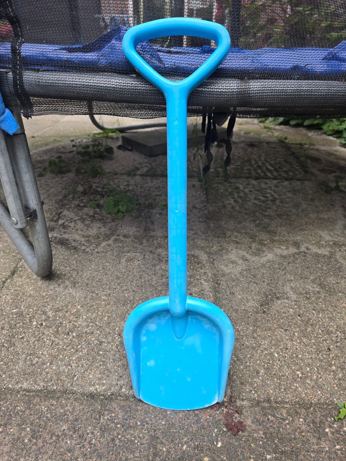 Blauwe strandschep in goede conditie, Ophalen of Verzenden, Gebruikt