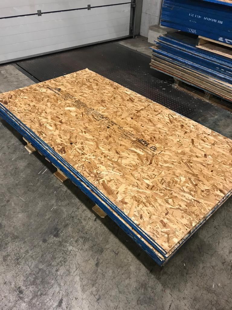 Goedkope osb platen 230cmx122cmx1.2cm, Doe-het-zelf en Verbouw, Platen en Panelen, Ophalen, Gebruikt, Hout, 20 tot 50 mm