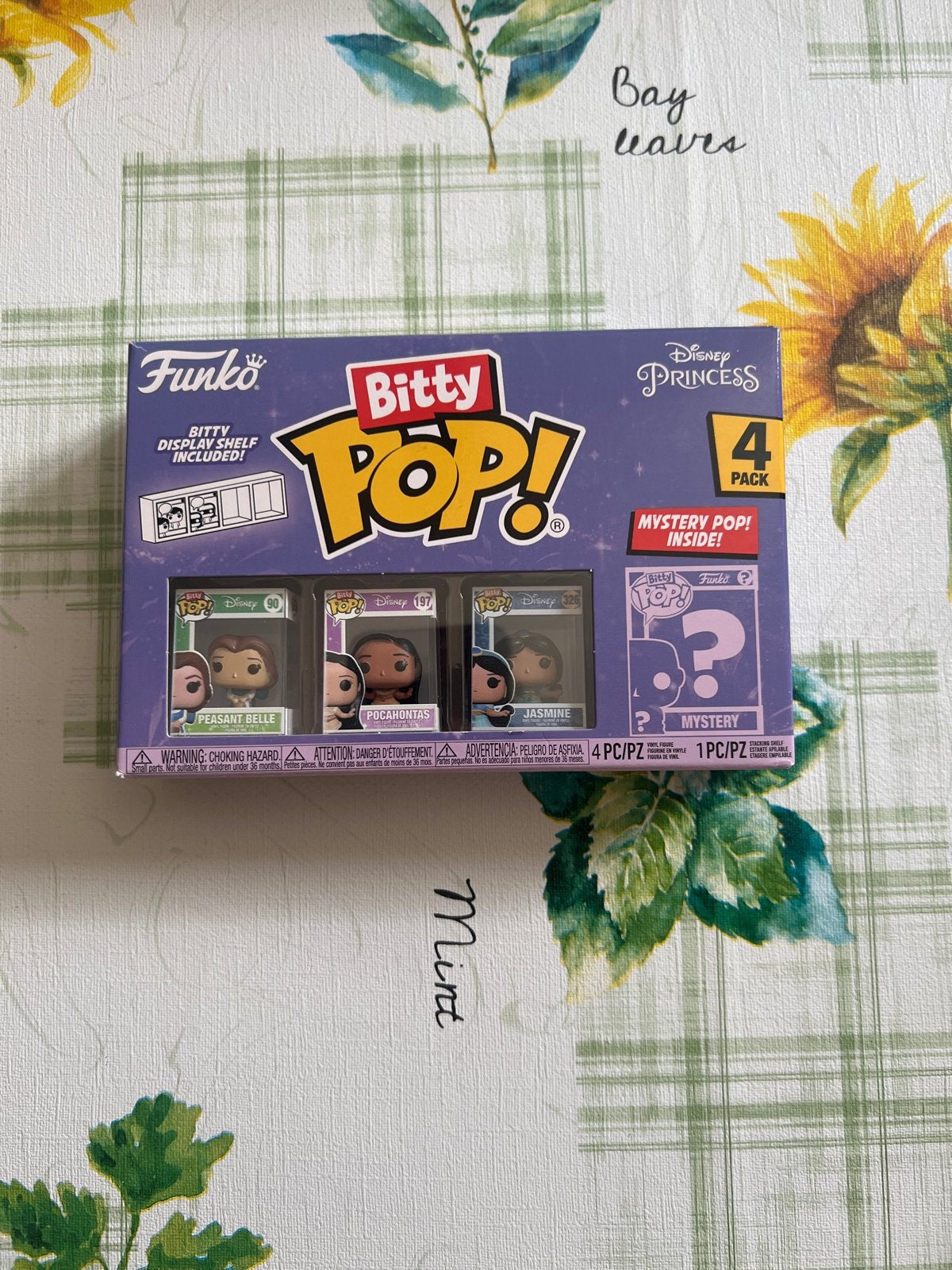Funko Bitty Pop! Disney Princess 4-pack met display, Ophalen of Verzenden, Nieuw