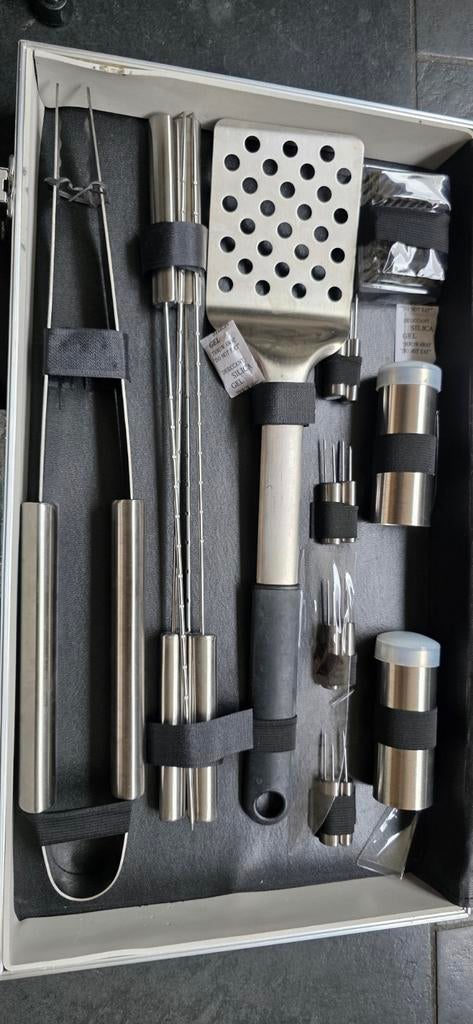 Santos Grillplaat en BBQ Gereedschap Set, Ophalen, Nieuw, Santos