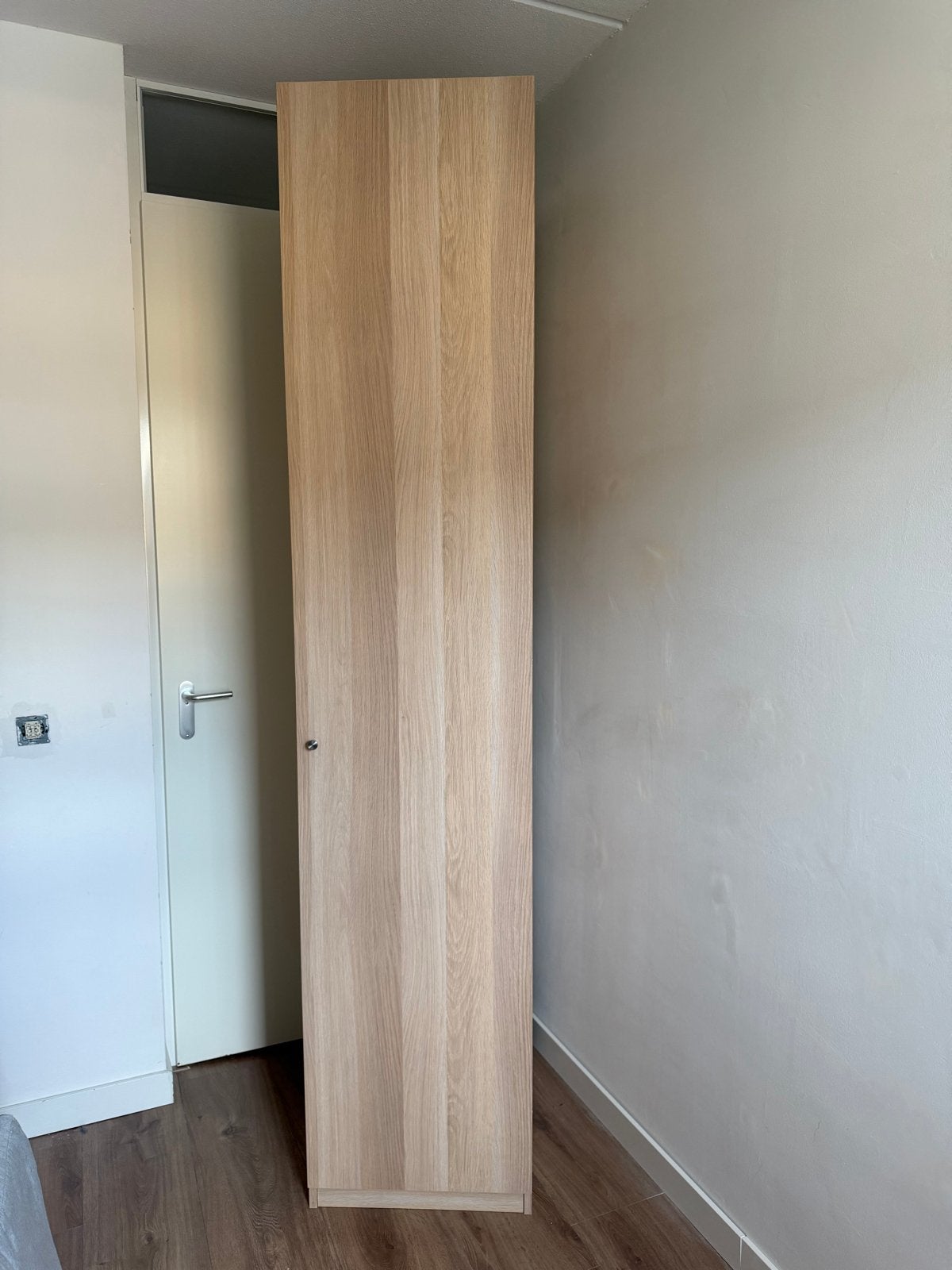 IKEA PAX Kast Wit Geglazuurd Eikeneffect 50x58x236 cm, Ophalen, Minder dan 50 cm, Gebruikt, 200 cm of meer
