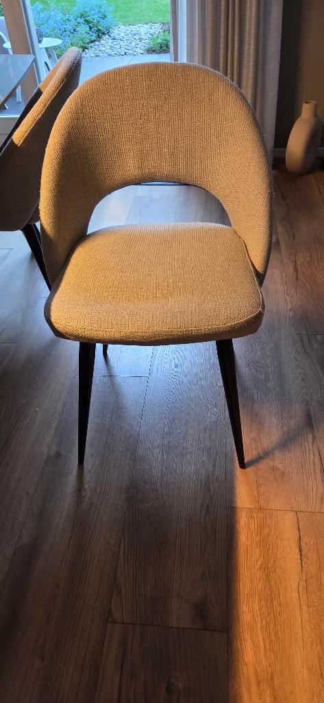 Te koop 2 eetkamerstoelen, Huis en Inrichting, Ophalen, Gebruikt, Twee, Overige kleuren