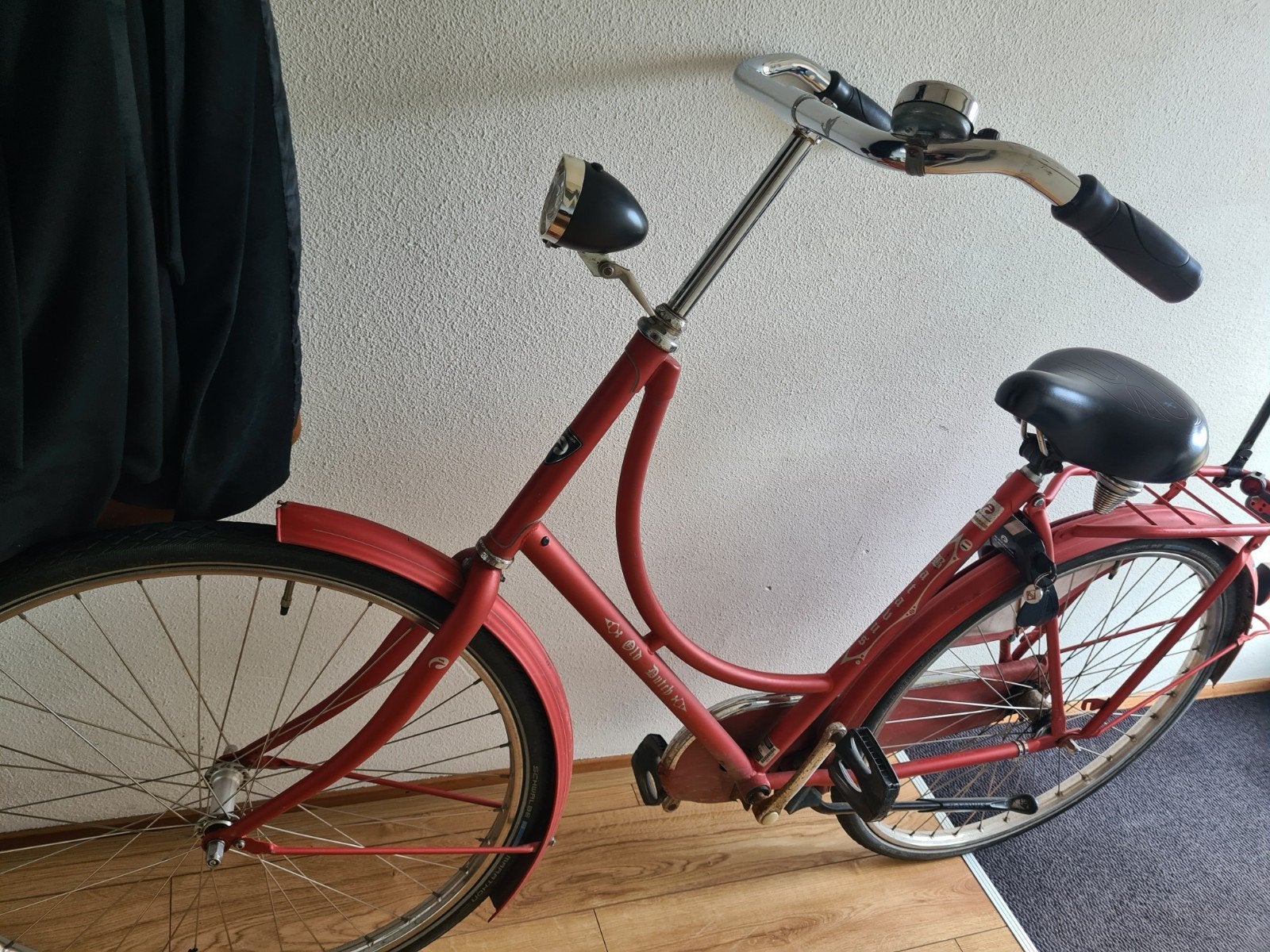 rode oma/stadsfiets Batavus Old Dutch, Ophalen, Gebruikt, Terugtraprem, Batavus Old Dutch