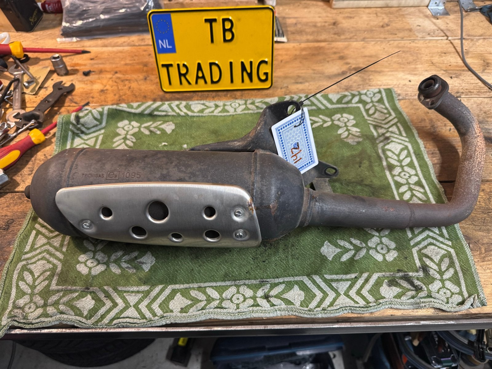 Tecnigas uitlaat Piaggio 2t met prop, Ophalen of Verzenden, K, K, K