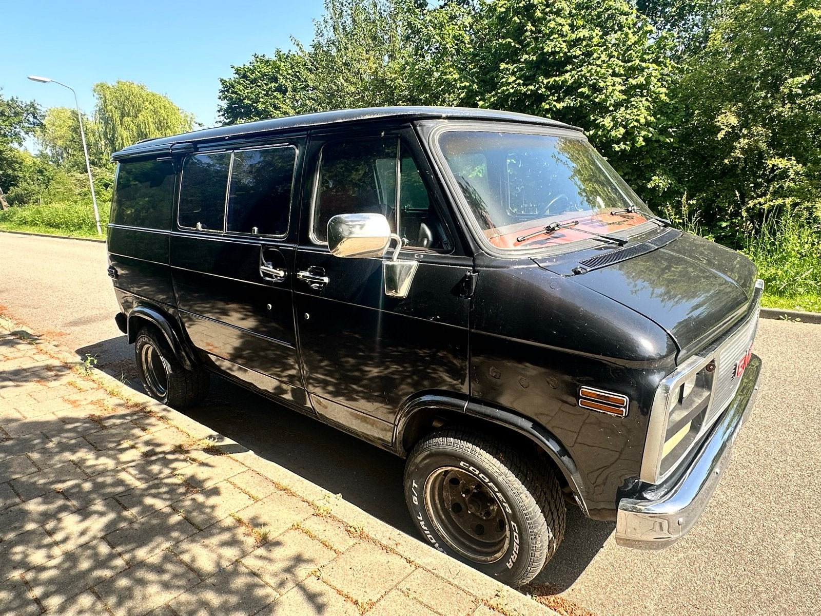 Chevy Van ‘77 G20 Shorty oldtimer LPG V8 USA belastingvrij, foto 4