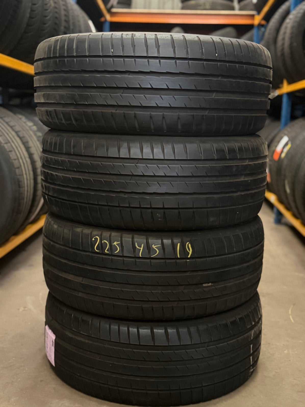 225/45r19 MICHELIN zomerbanden set, Gebruikt, Band(en), Personenwagen, Ophalen