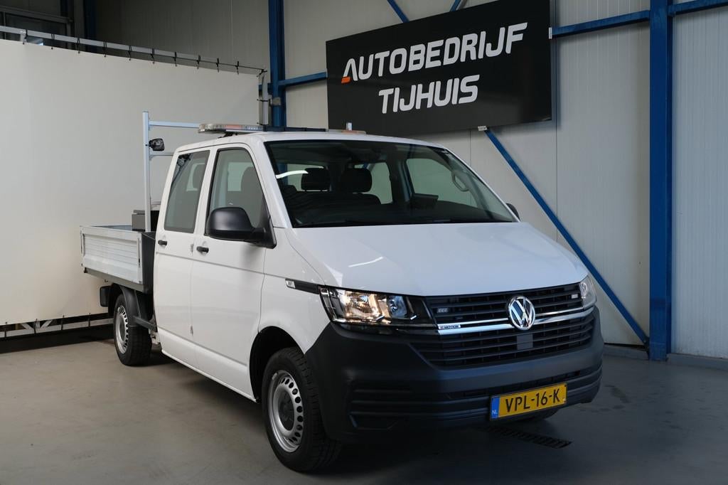 Volkswagen Transporter 2.0 TDI 150 pk L2H1 4-Motion DC 30 Pi, Auto's, Volkswagen, Automaat, Gebruikt, Euro 6, 4 cilinders