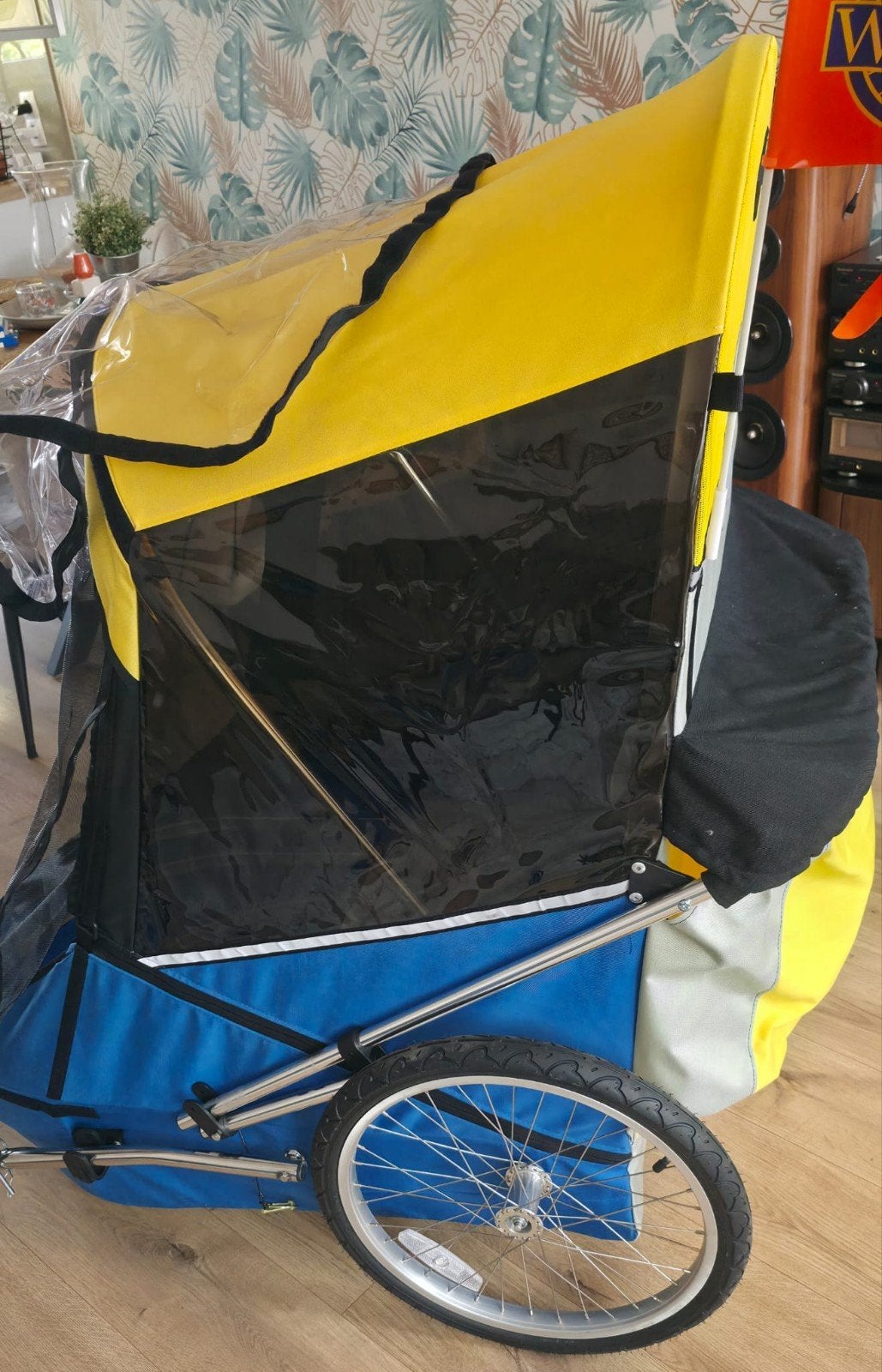 Wike Premium Double Kinderfietskar, Gebruikt, Ophalen of Verzenden, Kinderkar, 40 tot 60 kg