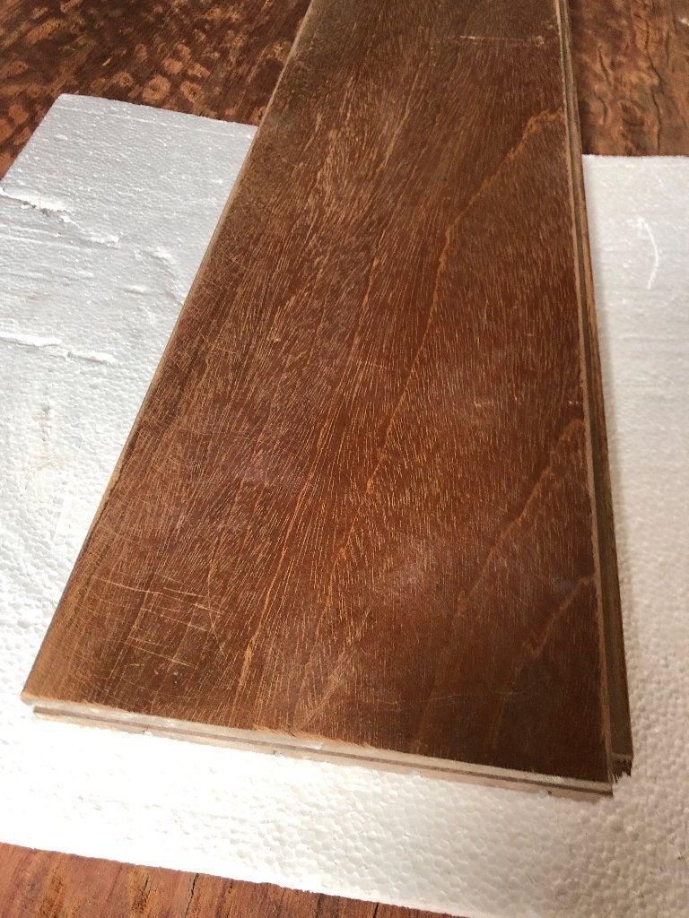 Jatoba vloerplanken, gebruikte planken voor div doeleinden, Doe-het-zelf en Verbouw, Hout en Planken, Ophalen, Gebruikt, Minder dan 25 mm