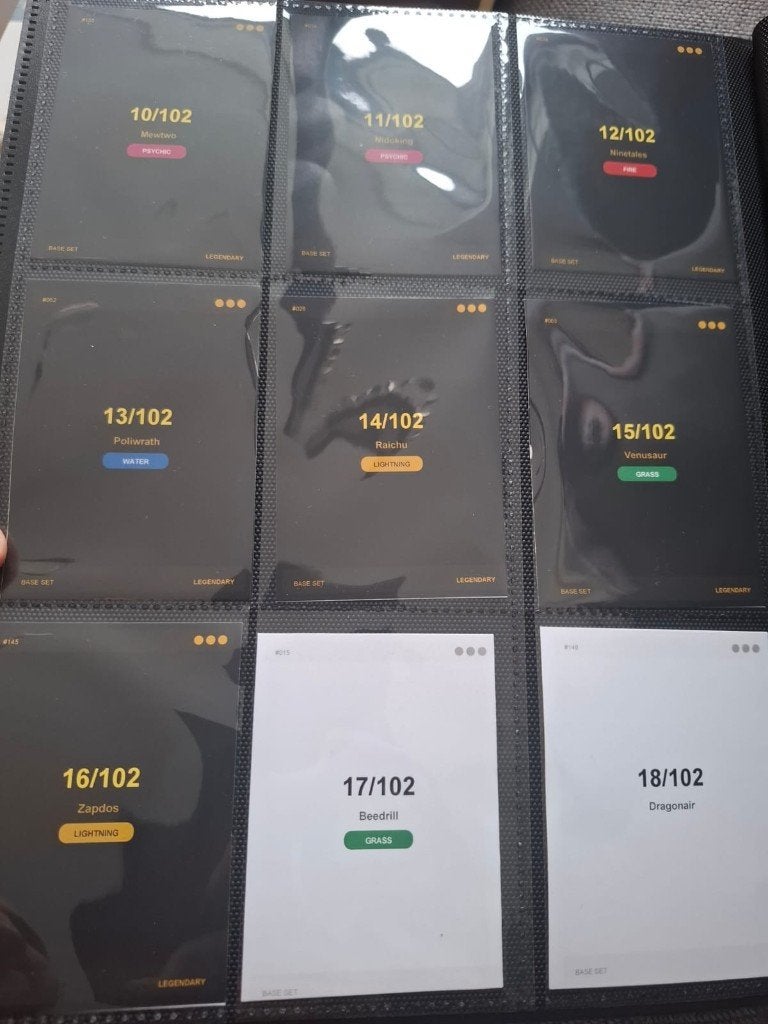 Pokémon TCG Placeholder Startup Binder WotC 441 cards, Hobby en Vrije tijd, Verzamelkaartspellen | Pokémon, Verzenden, Nieuw, Overige typen