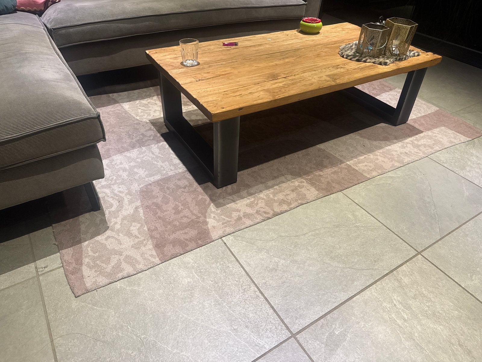 Buiten/binnen mat - Gebruikt maar nog in goede staat, Huis en Inrichting, Ophalen, Gebruikt, 100 tot 150 cm, 150 tot 200 cm