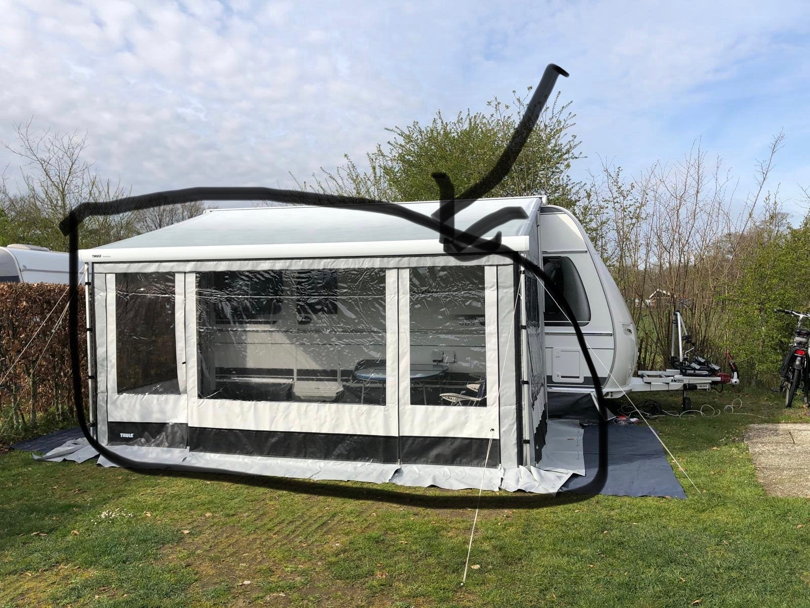 Thule Residence G3 voorwand omnistor 4,25m.., Ophalen, Zo goed als nieuw