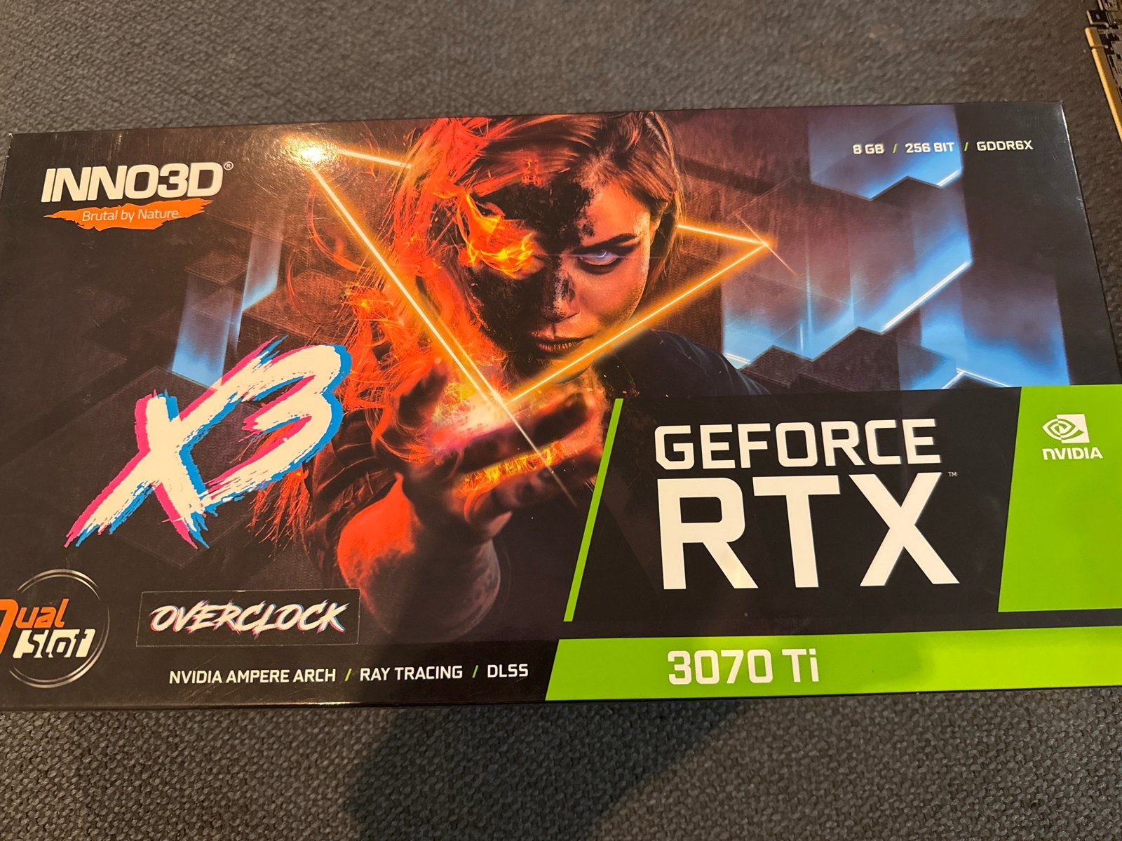 Inno3d GeForce RTX 3070 Ti 8GB GDDR6X Videokaart, GDDR6, PCI-Express 4, Ophalen of Verzenden, Zo goed als nieuw