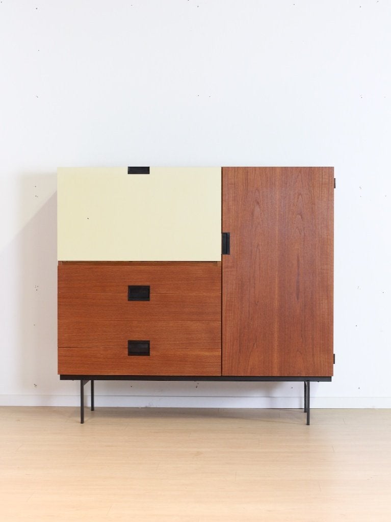 vintage Kast model CU01 – Cees Braakman, Pastoe, Ophalen, Gebruikt, Vintage, 50 tot 100 cm