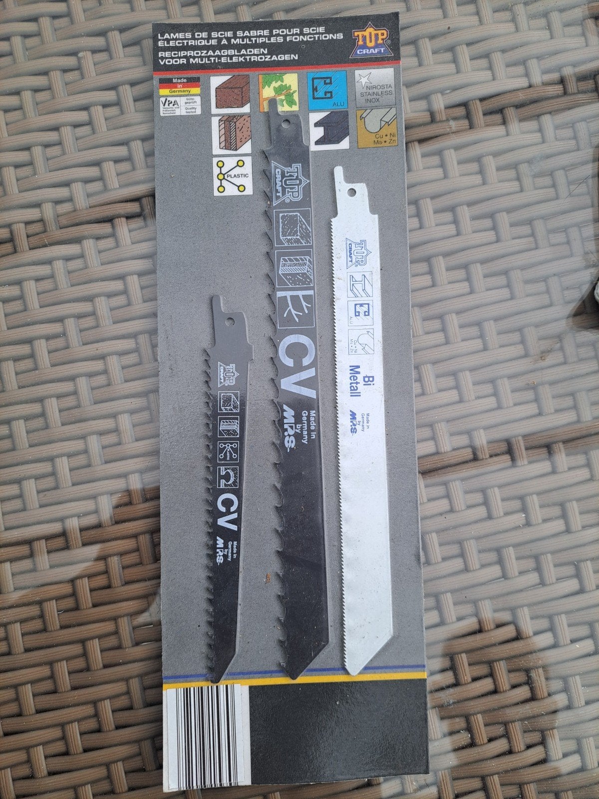 Top-Craft Reciprozaagbladen Set - Hout, Metaal, Kunststof, Doe-het-zelf en Verbouw, Ophalen, Nieuw, Reciprozaag, Top-Craft