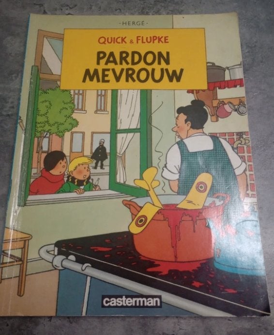 Stripboek quick & flupke pardon mevrouw, Eén stripboek, Ophalen of Verzenden