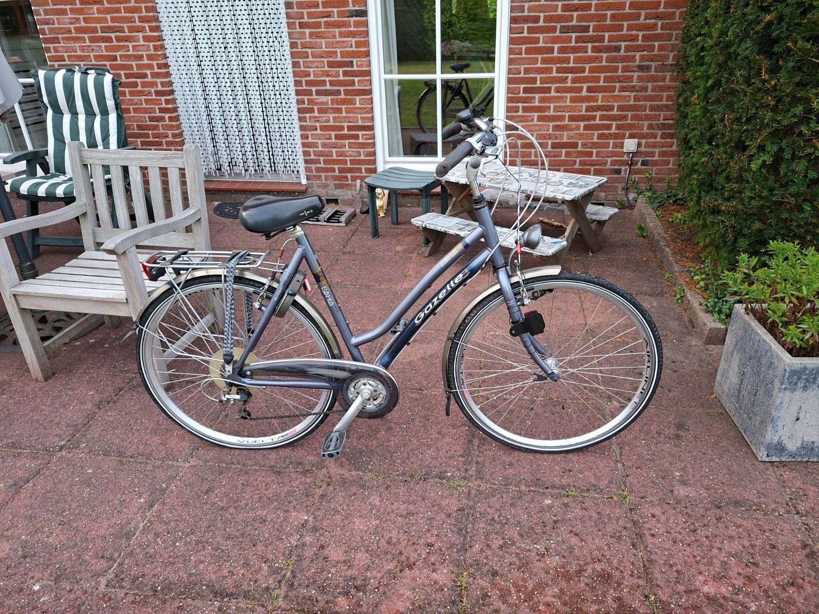 Gazelle, aluminium Bahia Damesfiets - Goed Onderhouden, Gebruikt, Velgrem, Versnellingen, Gazelle