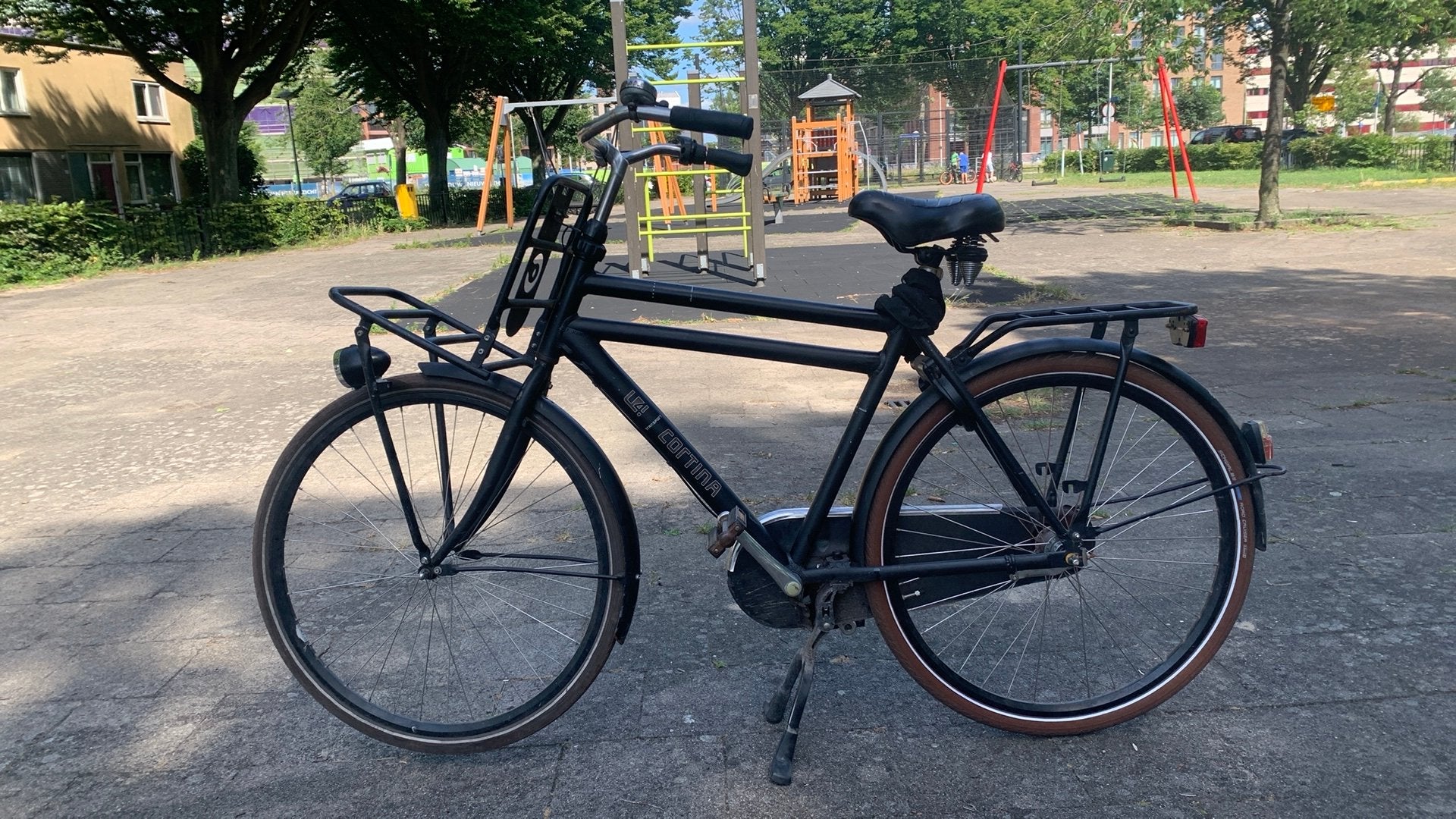Cortina U4 transport herenfiets., Fietsen en Brommers, Elektrische fietsen, 55 tot 59 cm, Ophalen, Zo goed als nieuw, Overige merken