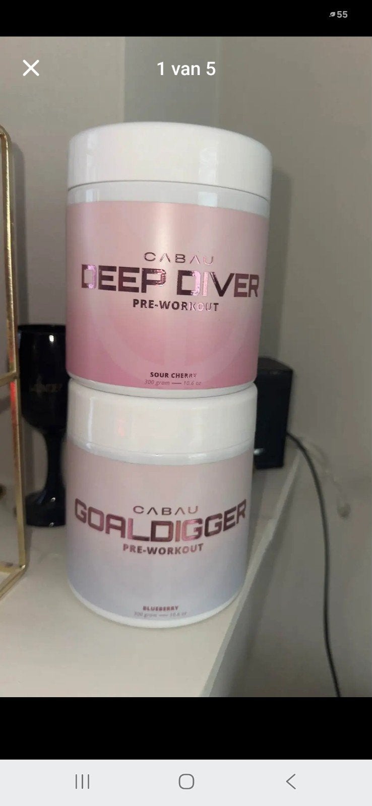 Cabau Deep Diver & Goaldigger Pre-Workout, Ophalen, Nieuw, Poeder of Drank