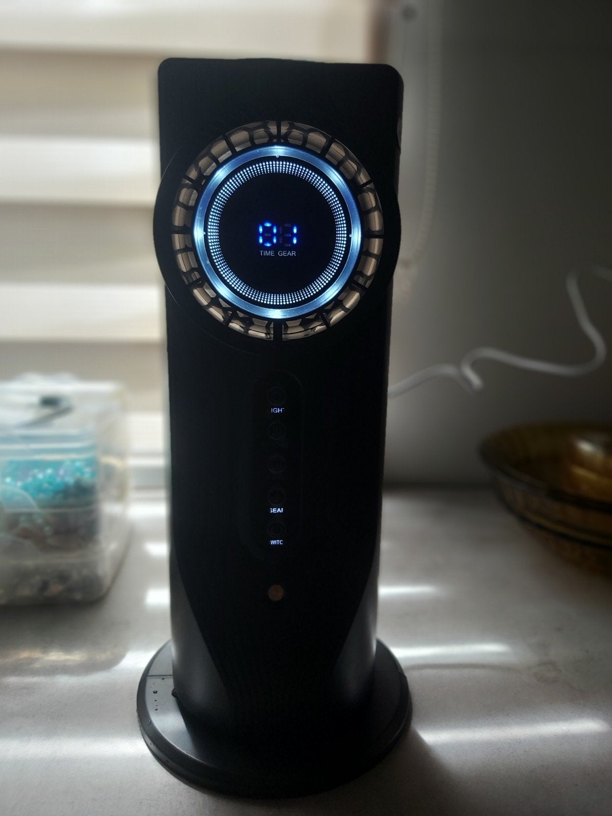 Compacte Torenventilator met Waterkoeling en USB - 35cm, Ophalen of Verzenden