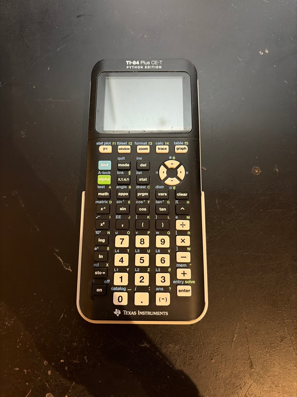 TI-84 Plus CE-T Python Edition (zonder oplader), Ophalen of Verzenden, Zo goed als nieuw