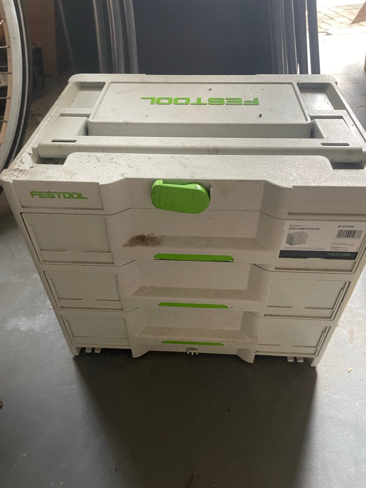 Festool Systainer met lades, Ophalen of Verzenden, Gebruikt