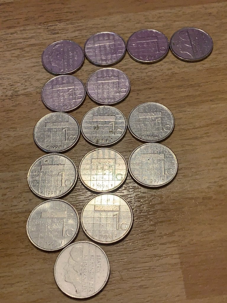 Guldens nikkel Beatrix 1983 t/m 2000, Postzegels en Munten, Munten | Nederland, Ophalen, Koningin Beatrix, 1 gulden, Losse munt